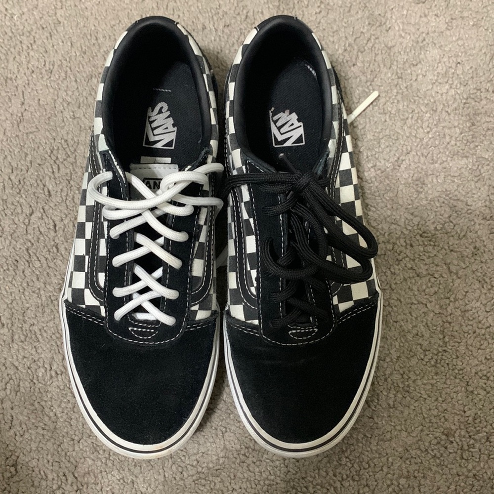 Old school vans squared pattern